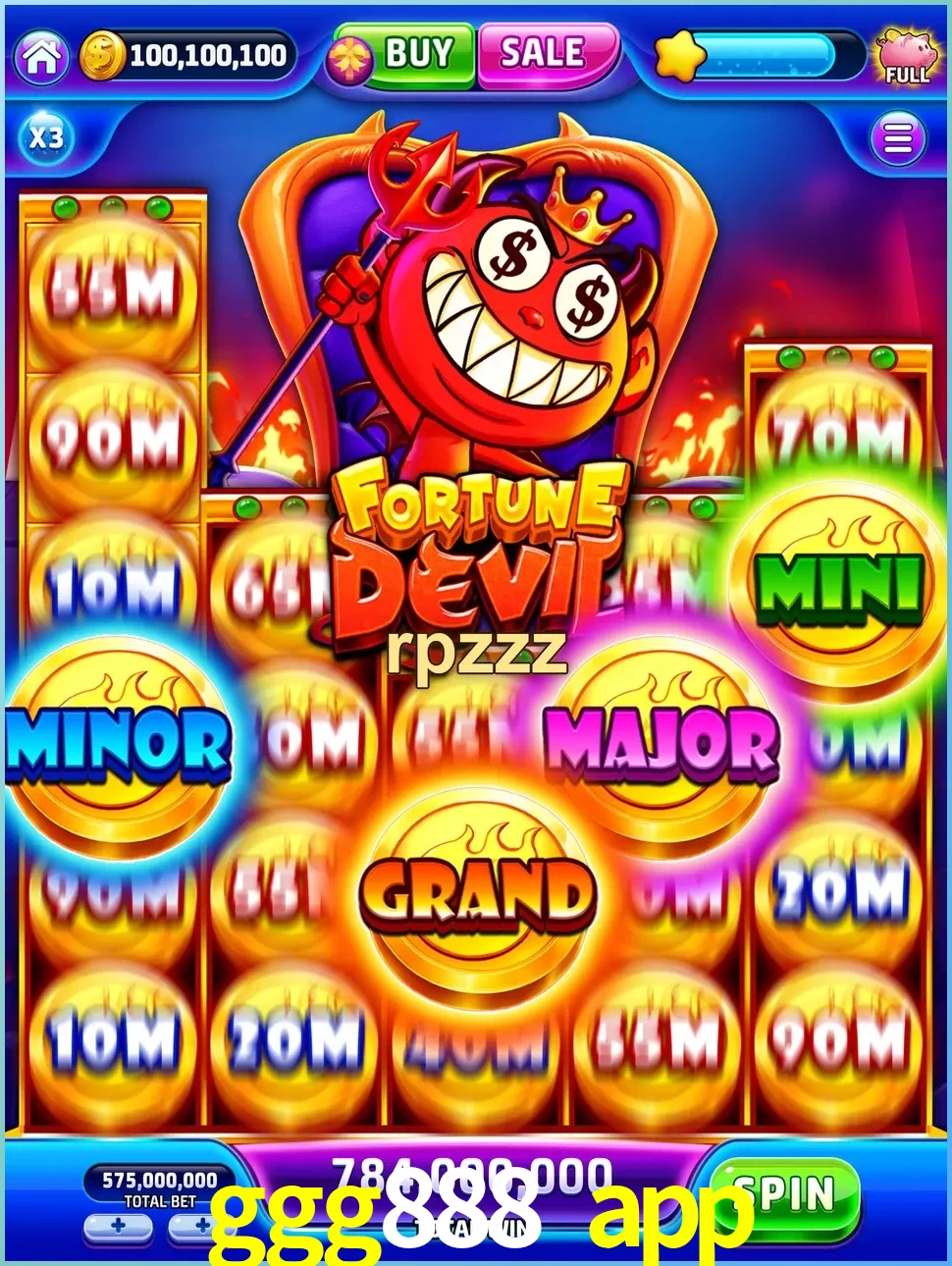 ggg888 app — galeri tampilan Resmi APK